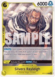 Silvers Rayleigh (OP14-108) - The Azure Sea's Seven (Rare) [OP14-108]