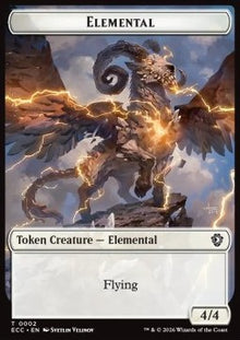 Elemental Token (W 4/4) // Elemental Token (RG 5/5) - Lorwyn Eclipsed: Tokens (Token) [TECL-CT 2/9]