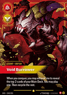 Rek'Sai, Void Burrower (V.2 - Showcase) - Spiritforged (Showcase) [SFD-243]