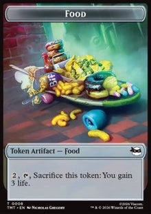 Food Token // Robot Token (A 1/1) - Teenage Mutant Ninja Turtles: Tokens (Token) [TTMT-T 8/10]