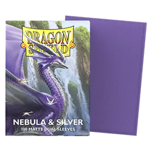 100 Dragon Shield Sleeves - Matte Dual Nebula & Silver