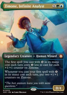 Zimone, Infinite Analyst - Commander: Secrets of Strixhaven (Mythic) [SOC-10]