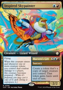Inspired Skypainter // Maestro's Gift - Commander: Secrets of Strixhaven: Extras (Rare) [XSOC-96]
