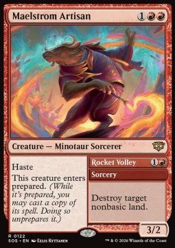 Maelstrom Artisan // Rocket Volley - Secrets of Strixhaven (Rare) [SOS-122]