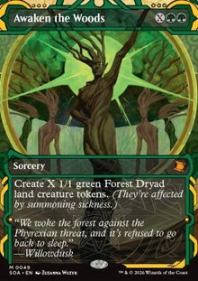 Awaken the Woods (V.1) - Secrets of Strixhaven: Mystical Archive (Mythic) [SOA-49]