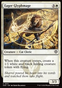 Eager Glyphmage - Secrets of Strixhaven (Common) [SOS-11]
