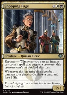 Snooping Page - Secrets of Strixhaven (Uncommon) [SOS-227]