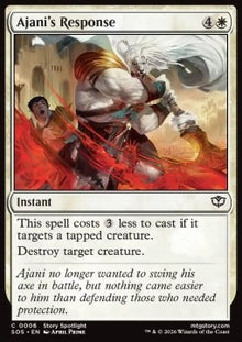 Ajani's Response - Secrets of Strixhaven (Common) [SOS-6]
