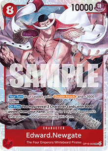 Edward.Newgate (OP16-003) (V.1) - The Time of Battle (Super Rare) [OP16-003]