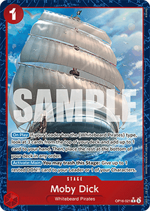 Moby Dick (OP16-021) (V.2) - The Time of Battle (Alternate Art) [OP16-021]