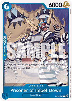 Prisoner of Impel Down (OP16-042) - The Time of Battle (Rare) [OP16-042]