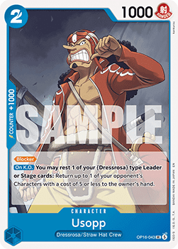 Usopp (OP16-043) - The Time of Battle (Uncommon) [OP16-043]