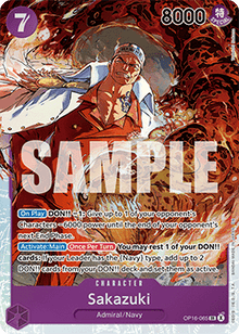 Sakazuki (OP16-065) (V.1) - The Time of Battle (Super Rare) [OP16-065]