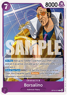 Borsalino (OP16-073) (V.1) - The Time of Battle (Rare) [OP16-073]