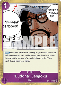 "Buddha" Sengoku (OP16-077) - The Time of Battle (Rare) [OP16-077]