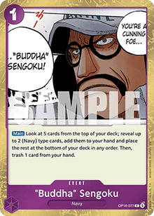 "Buddha" Sengoku (OP16-077) - The Time of Battle (Rare) [OP16-077]
