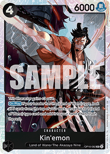 Kin'emon (OP16-082) (V.1) - The Time of Battle (Super Rare) [OP16-082]