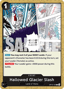 Hallowed Glacier Slash (OP16-100)