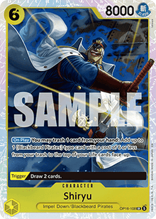 Shiryu (OP16-108) (V.1) - The Time of Battle (Super Rare) [OP16-108]