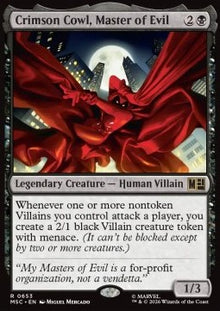 Crimson Cowl, Master of Evil