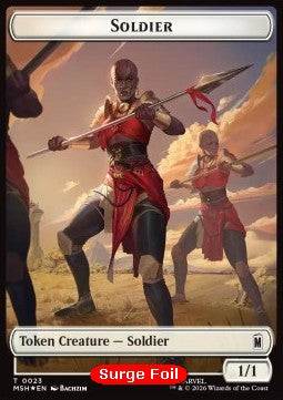 Soldier Token (W 1/1) // Goat Token (W 0/1) (V.2)