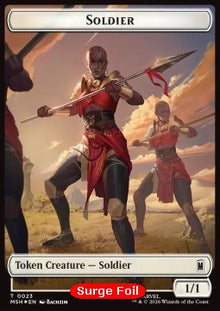 Soldier Token (W 1/1) // Goat Token (W 0/1) (V.2)
