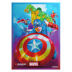 Marvel Super Heroes: "Captain America, Team Leader" Premium Art Sleeves