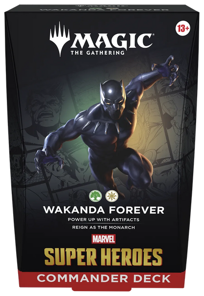 Commander: Marvel Super Heores: "Wakanda Forever" Commander Deck - Commander: Marvel Super Heroes