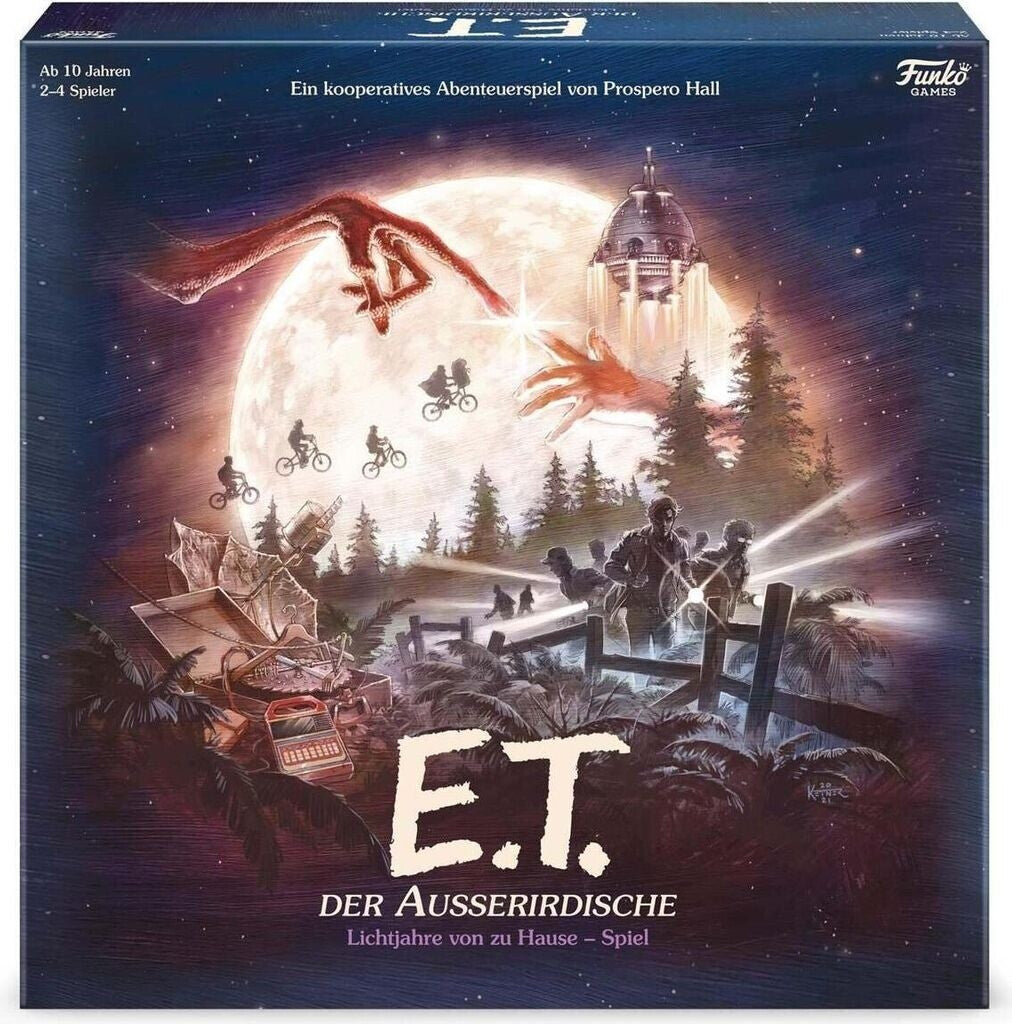 Funko Games: E.T. Der Außerirdische – „Lichtjahre von zu Hause“ (DE) | Kooperatives Brettspiel für 2–4 Spieler | PH100 (EAN 889698676694)