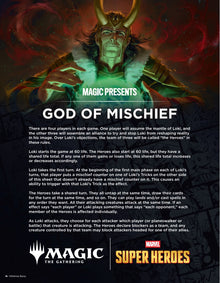 18.07.2026 TICKET MTG: Marvel Super Heroes God of Mischief Commander Party