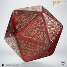 Q Workshop - The Hobbit: D20 Spindown Jumbo Die: Ember