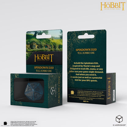 Q Workshop - The Hobbit: D20 Spindown Jumbo Die: Aether