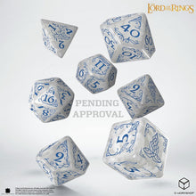 Q Workshop - The Lord of the Rings: 7pc RPG Dice Set: Rivendell - Stone