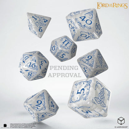 Q Workshop - The Lord of the Rings: 7pc RPG Dice Set: Rivendell - Stone