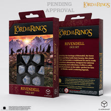 Q Workshop - The Lord of the Rings: 7pc RPG Dice Set: Rivendell - Stone