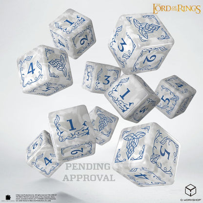 Q Workshop - The Lord of the Rings: D6 Dice Set: Rivendell - Stone (10 pieces)