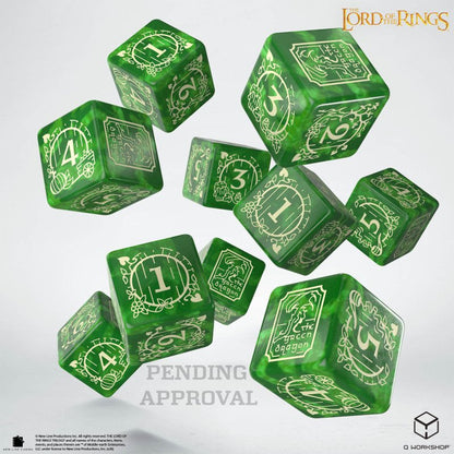 Q Workshop - The Lord of the Rings: D6 Dice Set: Shire (10 pieces)