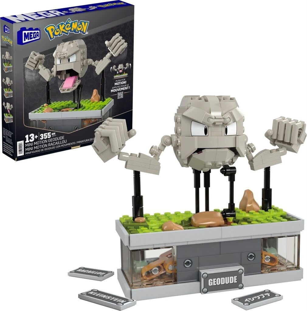 MEGA Pokémon Mini Motion Geodude – bewegliches Mini-Bauset (HWR79)