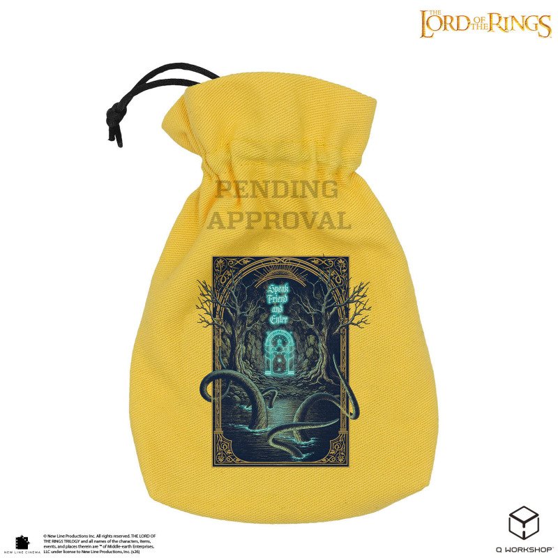 Q Workshop - The Lord Of The Rings: Dice Pouch: Doors of Durin