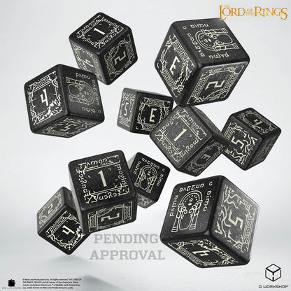 Q Workshop - The Lord of the Rings: D6 Dice Set: Moria (10 pieces)
